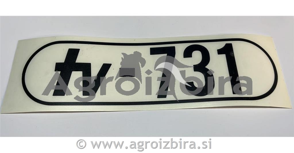 NALEPKA '' TOMO VINKOVIĆ TV-731 ''