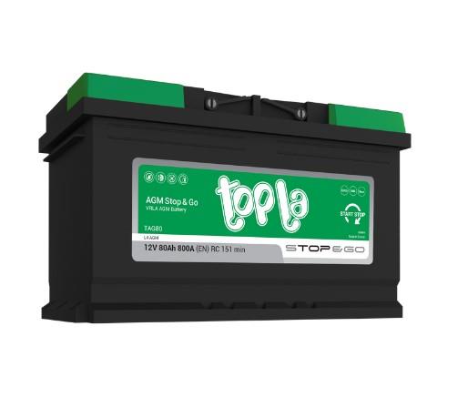 AKUMULATOR 12 V 80 AH ECODRY AGM STOP&GO