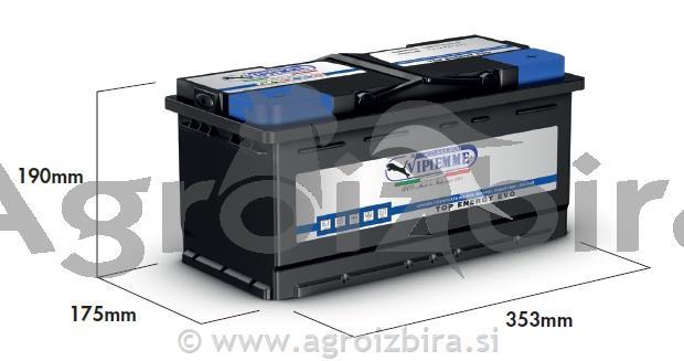 AKUMULATOR 12 V 100 AH VIPIEMME 850A