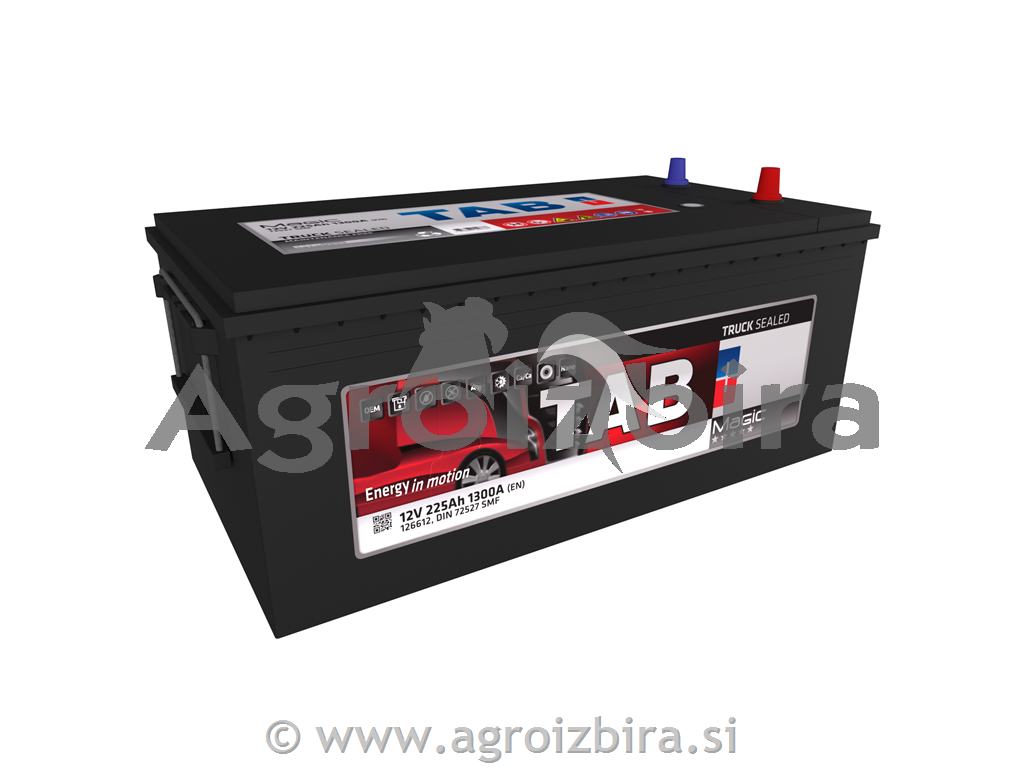 AKUMULATOR 12 V 225 AH MAGIC TOPLA