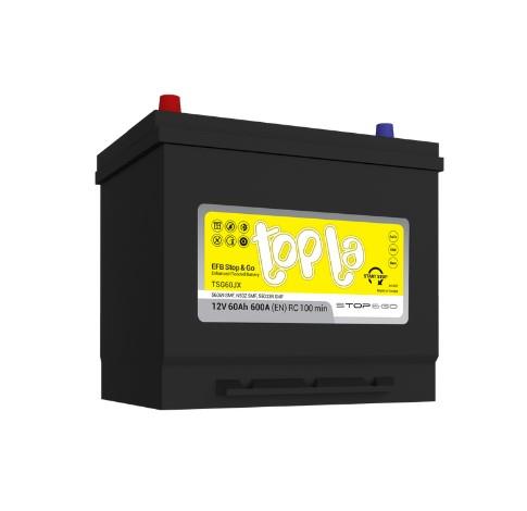AKUMULATOR 12 V 65AH EFB JIS L+ topla