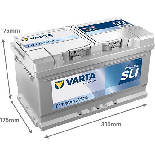 AKUMULATOR 12 V 80 Ah VARTA 740A SLI