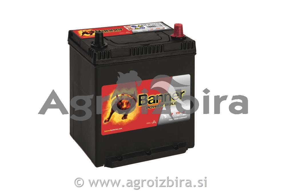 AKUMULATOR 12 V 40 AH JIS D+ BANNER z robom spodaj