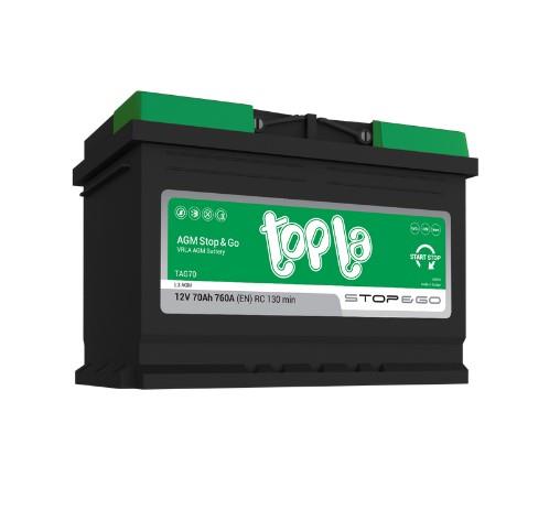 AKUMULATOR 12 V 70 AH ECODRY AGM STOP&GO