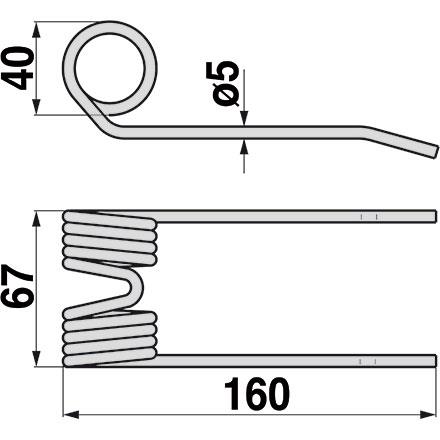VZMETNI KRAK STEYR-REFORM-MULI 5MM