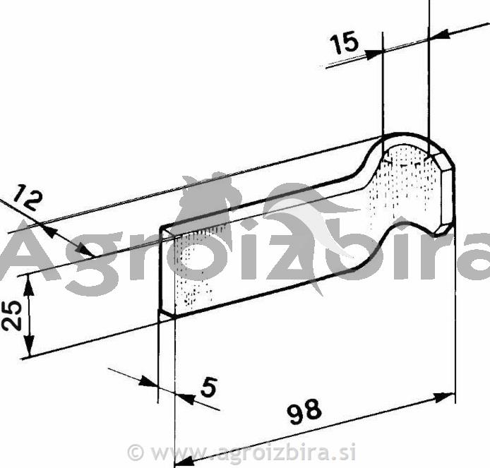 DEL ZAPIRALA - ustreza zapiralu 130170