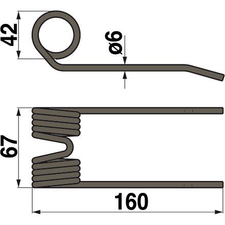 VZMETNI KRAK STEYR 6 MM