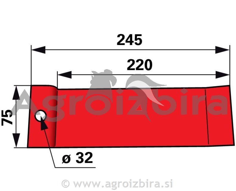 PLOŠČA DRSNA JF STOLL