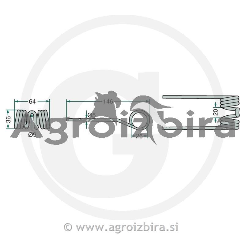 KRAK VZMETNI MENGELE LW 150, LW 170