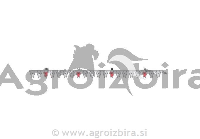 KOSA REFORM BUSTAIS 150CM 20NOŽEV