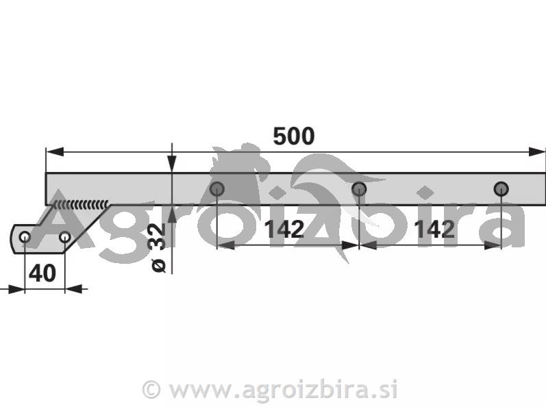 ROKA VZMETNIH PRSTOV POTTINGER TOP