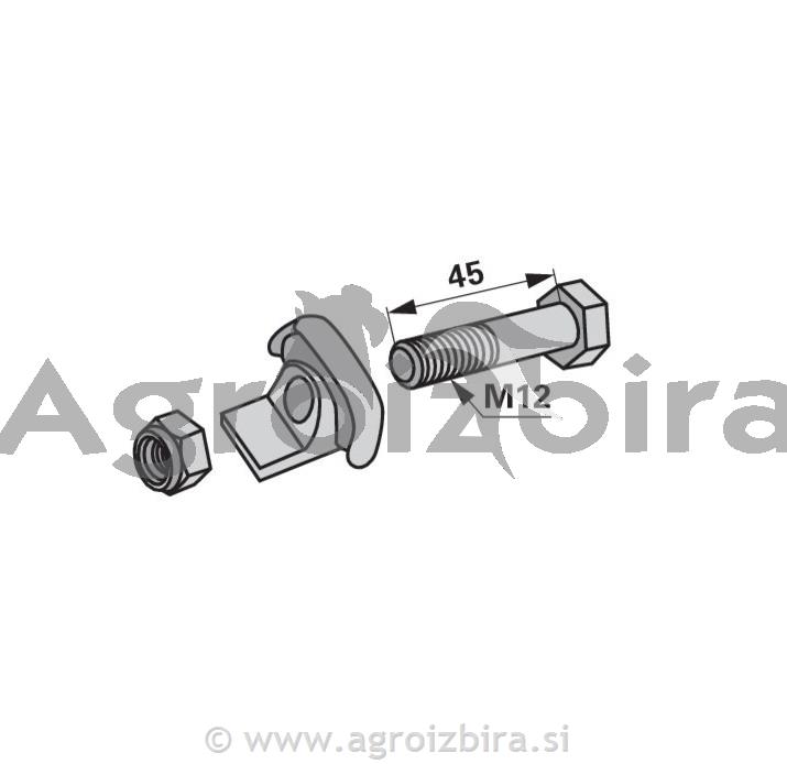 NOSILEC KRAKA KPT M12X45MM FELLA