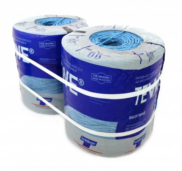 Vrvica za baliranje TEWE 400 perfect modra (2 x 5kg)
