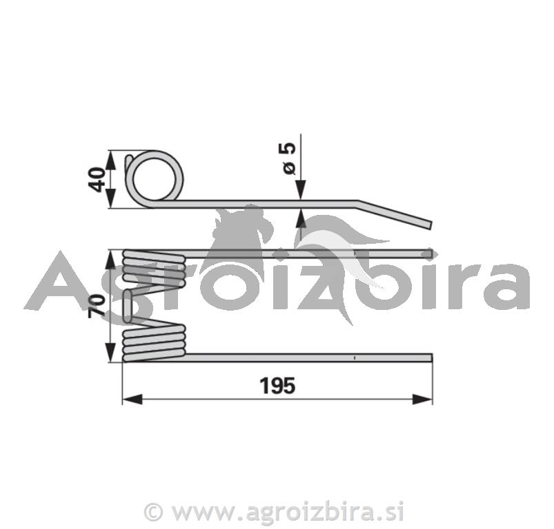 PRST VZMETNI DEUTZ FAHR