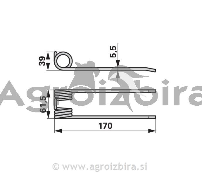 KRAK VZMETNI DEUTZ FAHR