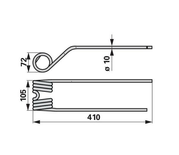 VZMETNI KRAK DESNI STOLL