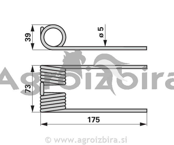 KRAK VZMETNI JOHN DEERE KEMPER