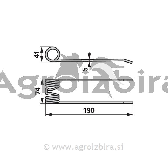 PRST VZMETNI CLASS balirka