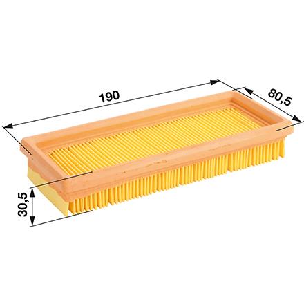 FILTER ZRAKA ACME 330 VLOŽEK 190 X 80