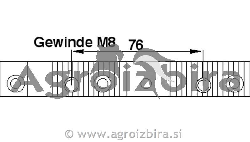 KOSA 140CM 20ZOB BCS 630 evropa prstni