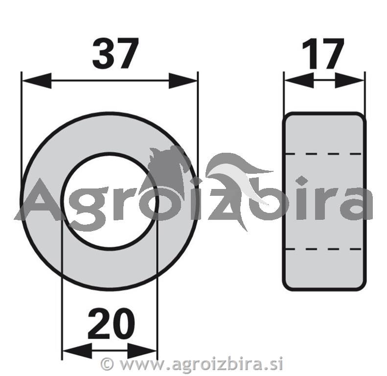 OBROČ SVORNIKA BCS 630 D37 VELIKI