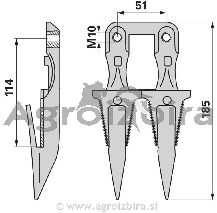 PRST DVOJNI BCS 622 original