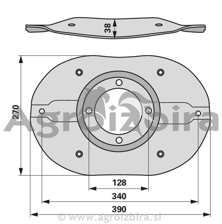 DISK KOSILNI BCS 404