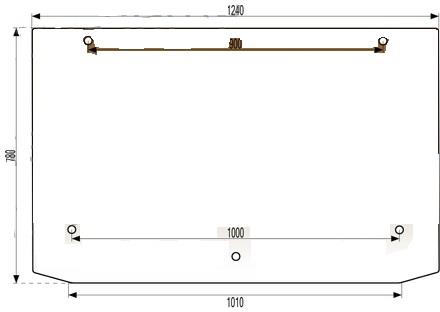 STEKLO KABINE ZADNJE SAME SLH