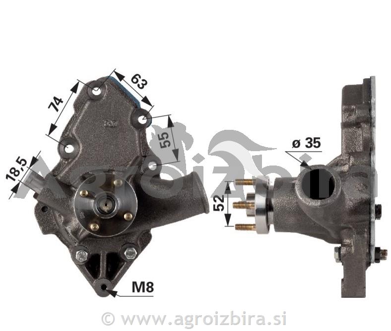 ČRPALKA VODE HÜRLIMANN LAMBORGHINI