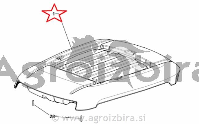 STREHA KABINE LAMBORGHINI R3 110 EVO