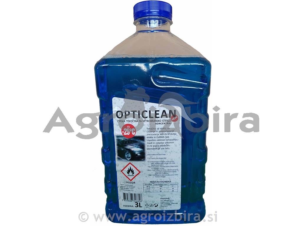 TEKOČINA ZA STEKLA OPTICLEAN NEW -25 3L -25°C 3l