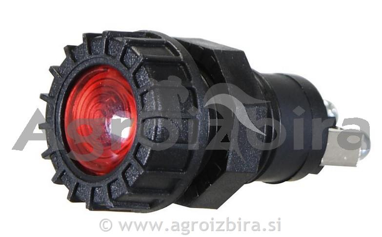 KONTROLNA SVETILKA RDEČA ŽARNICA BA9