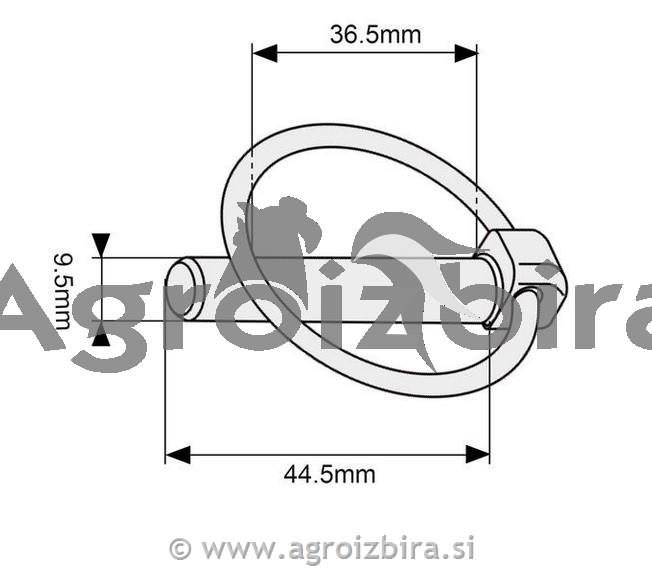 ZATIK 9,5 MM VZMETNI