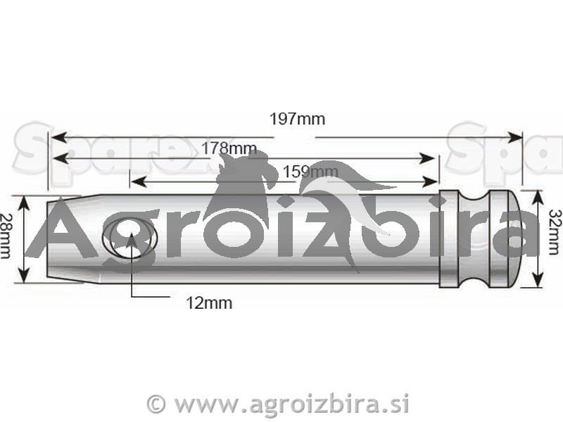 SORNIK fi=28 L=130 Lcelotni=170mm