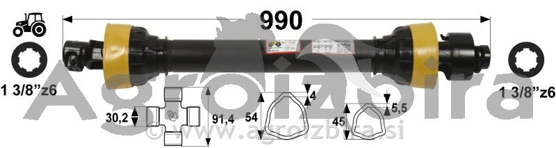 KARDAN ZA SILOKOMBAJN/RK220/
