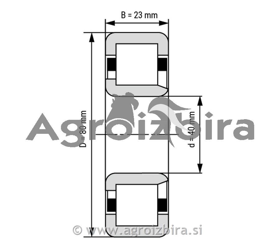 LEŽAJ NJ 2208 40x80x23 UTB RED.