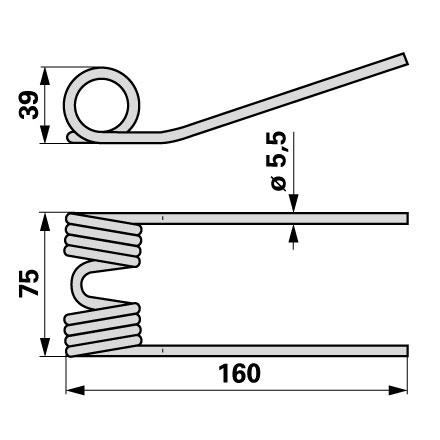 VZMET PICK UP KRONE KR 100 do KR 160