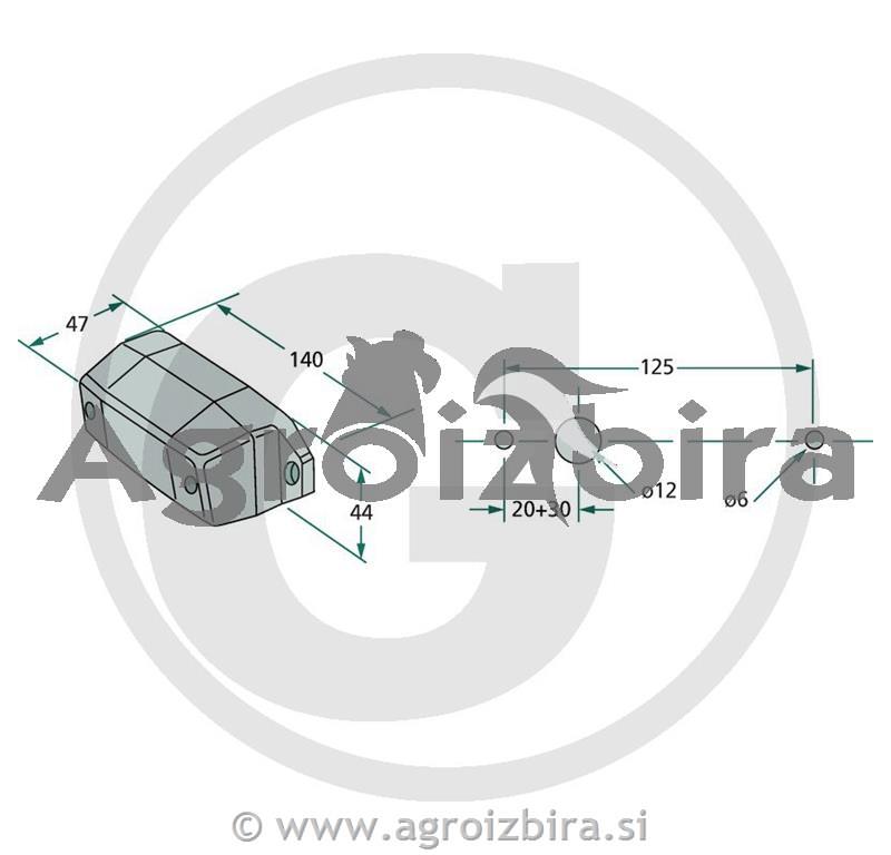 SVETILKA TABLICE REGISTRSKE COBO SLH
