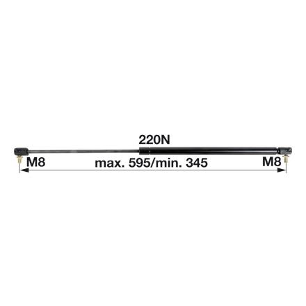 PLINSKI AMORTIZER L=600 F=210N FENDT
