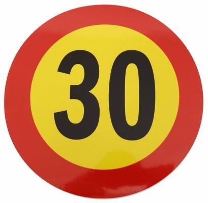 NALEPKA OMEJITVE HITROSTI "25"