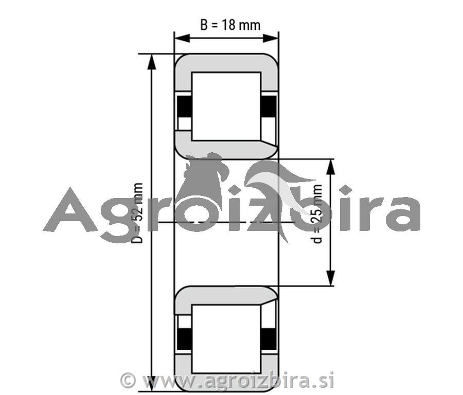 LEŽAJ NJ 2205 ET NSK