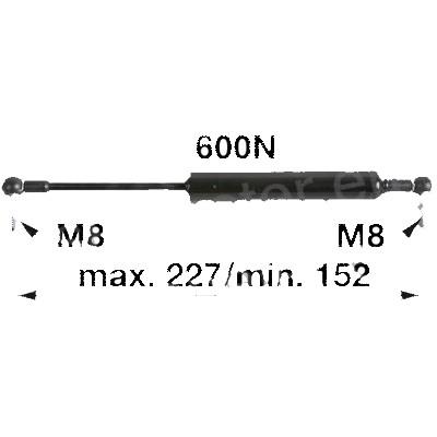 PLINSKI AMORTIZER L=227 F=600N