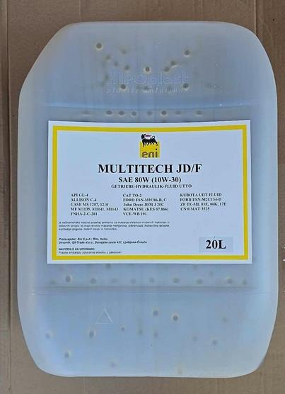 OLJE MULTITECH JD/F 10W30 BCS GL-4 20L