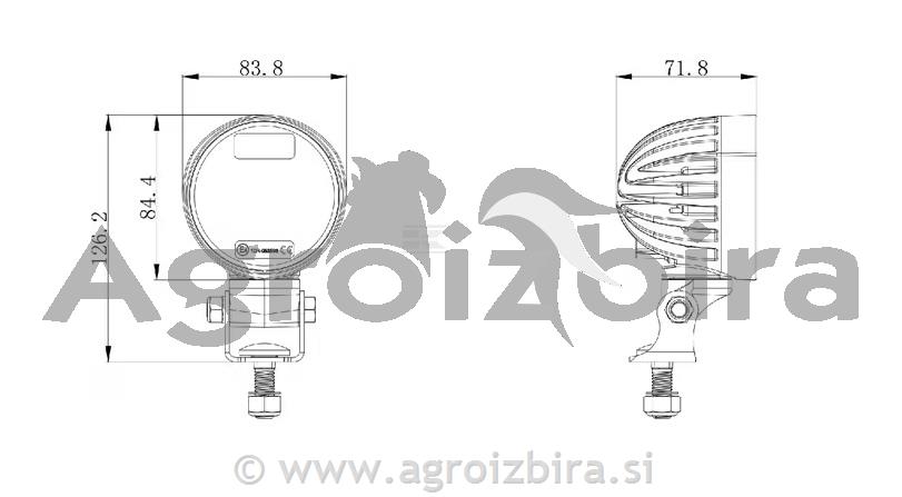 LED ŽAROMET 40w 4000lm