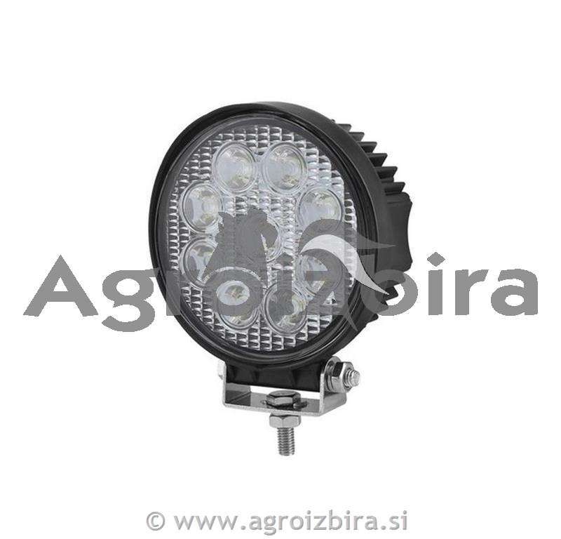 DELOVNI ŽAROMET OKROGLI LED 1800LM 9XLED