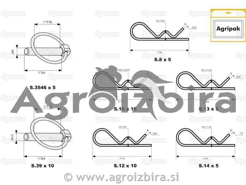 GARNITURA ZATIKOV AGRO KOMPLET