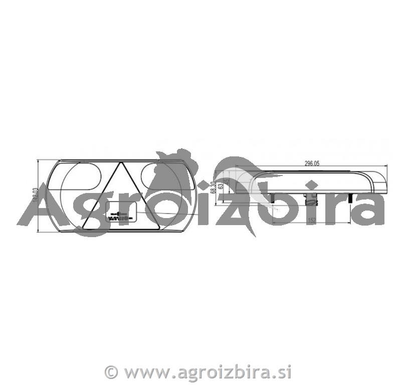 SVETILKA STOP ZADNJA LEVA LED