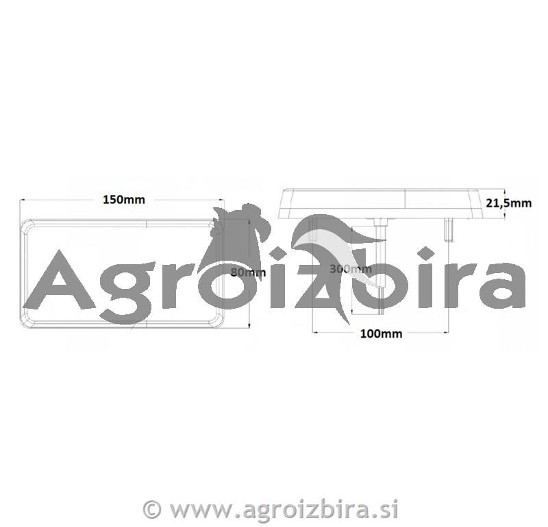 STOP SVETILKA LED 16XLED 12-24V