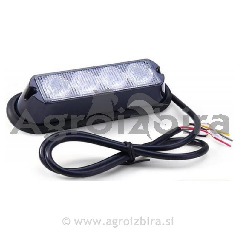 SVETILKA LED STROBO rumena Lm 4W 12/24V