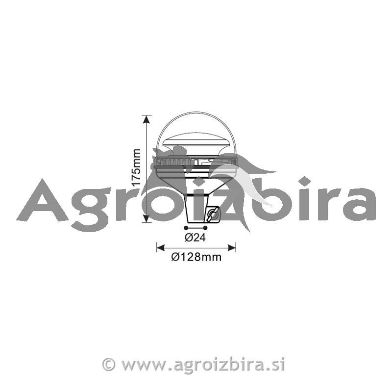 ROTACIJSKA SVETILKA LED 45Xled3W